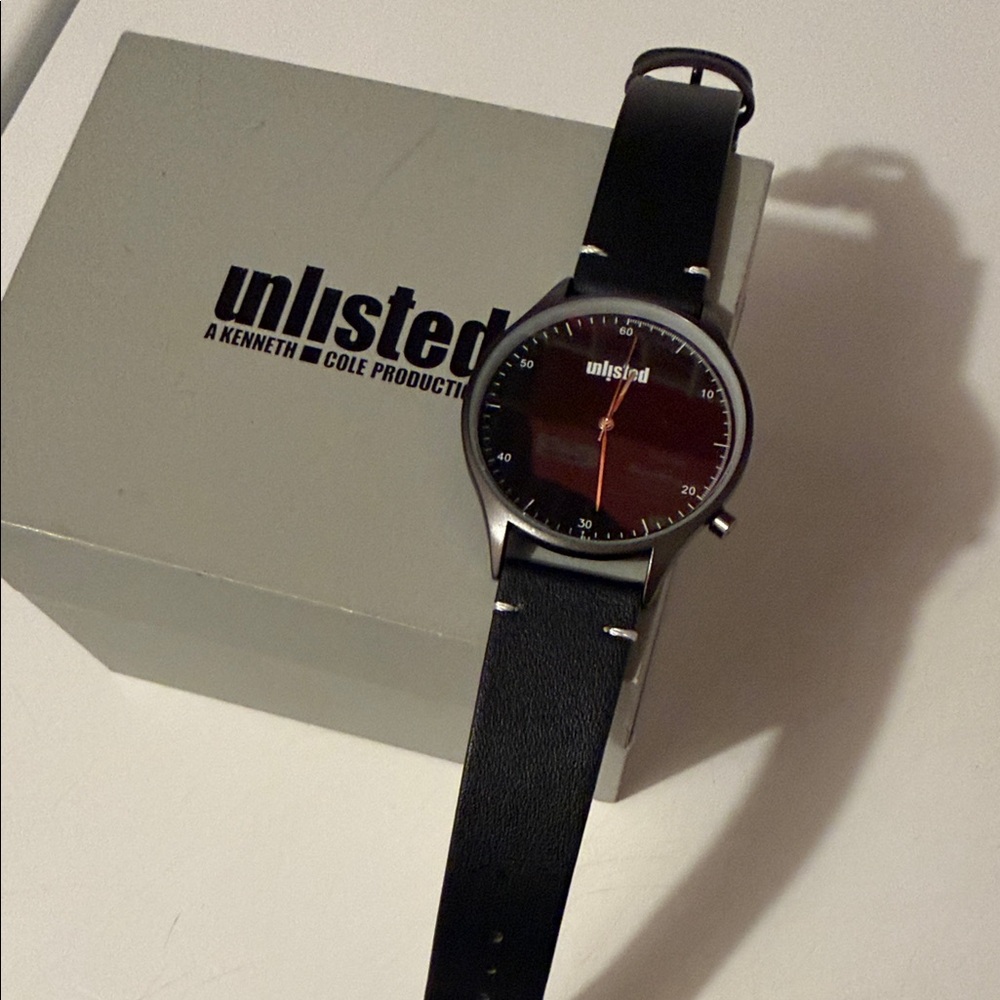 Unlisted by Kenneth Cole Black wrist watch